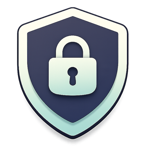 QuietVault shield and lock app logo